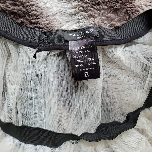 Talula ivory mini tulle ballerina skirt medium - Picture 3 of 5